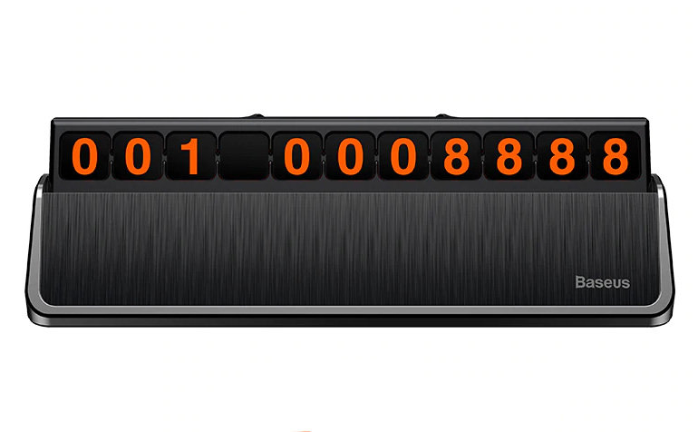 Автовизитка Baseus Hermit Серебро Автовизитка Baseus Hermit Серебро