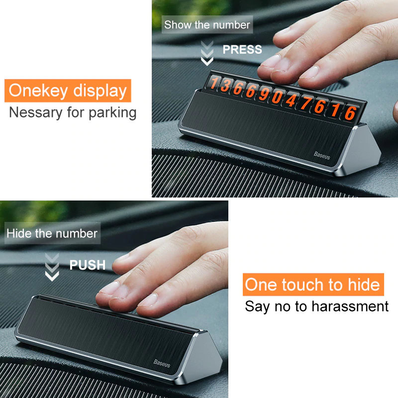 Автовизитка Baseus Hermit Серебро Автовизитка Baseus Hermit Серебро