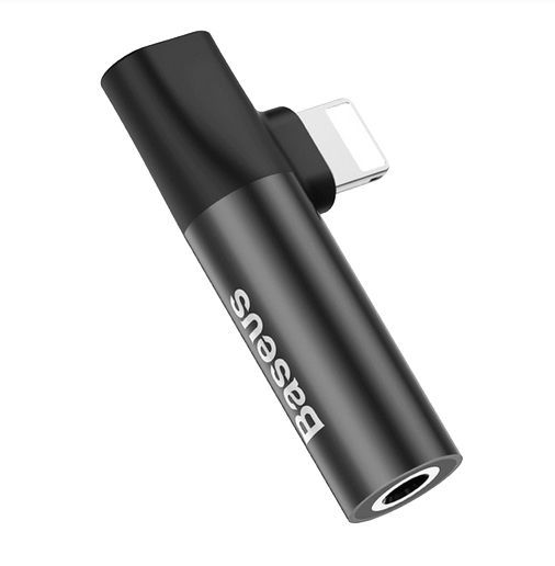 Аудиоадаптер Baseus L43 Черный Аудиоадаптер Baseus L43 Черный