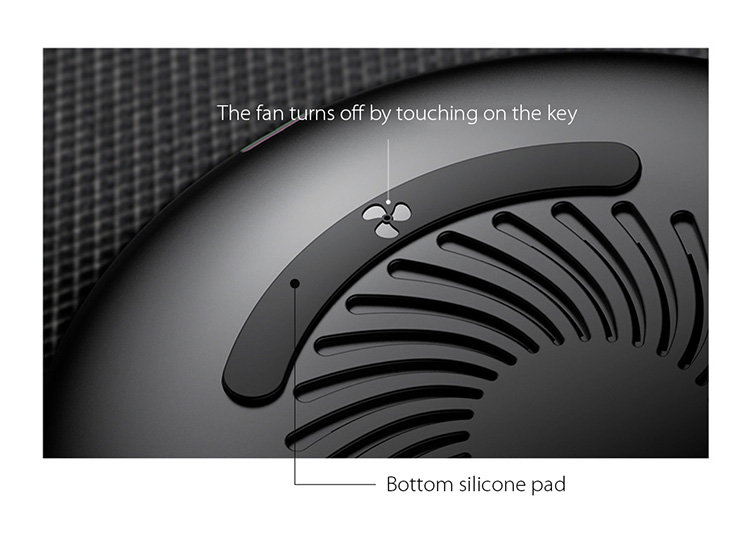 Беспроводная зарядка Baseus Whirlwind Desktop Черная Беспроводная зарядка Baseus Whirlwind Desktop Черная