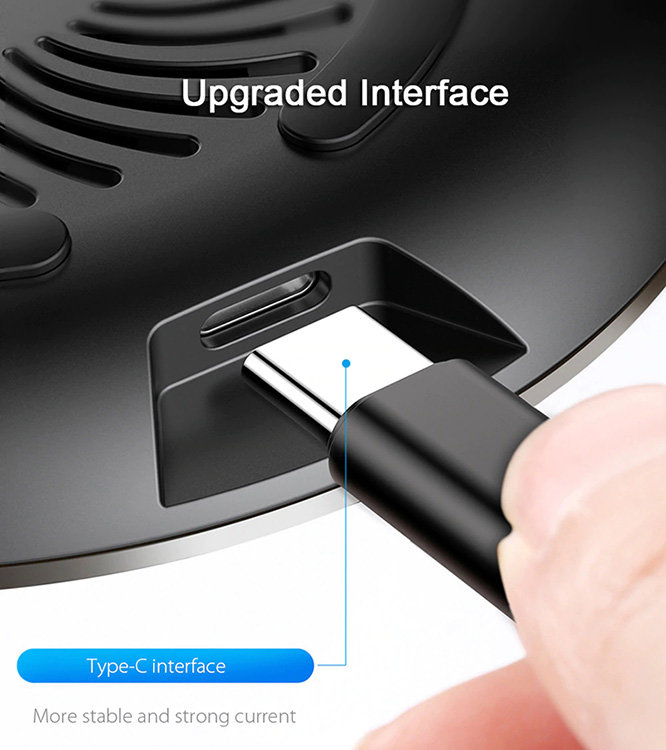Беспроводная зарядка Baseus Whirlwind Desktop Серая Беспроводная зарядка Baseus Whirlwind Desktop Серая