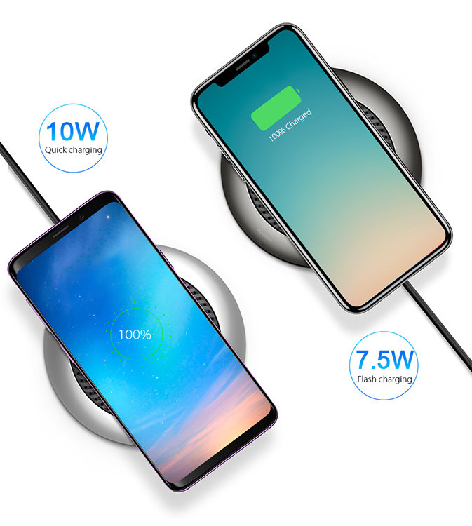 Беспроводная зарядка Baseus Whirlwind Desktop Серая Беспроводная зарядка Baseus Whirlwind Desktop Серая