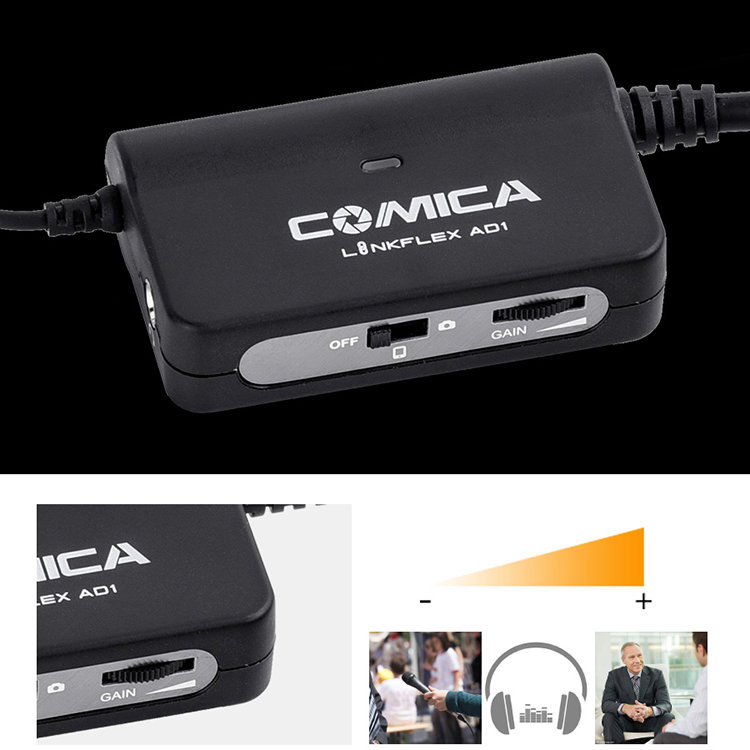 Адаптер CoMica LinkFlex AD1 XLR-miniJack Адаптер CoMica LinkFlex AD1 XLR-miniJack