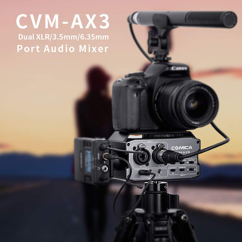 Микшер двуканальный CoMica CVM-AX3 XLR Микшер двуканальный CoMica CVM-AX3 XLR