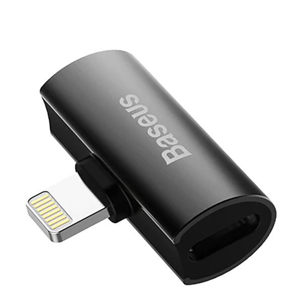 Аудиоадаптер Baseus L46 Lightning Черный Аудиоадаптер Baseus L46 Lightning Черный