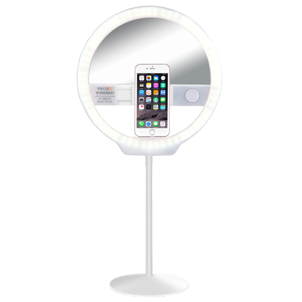 Осветитель кольцевой YongNuo YN-128 II (3200-5500K) Белый