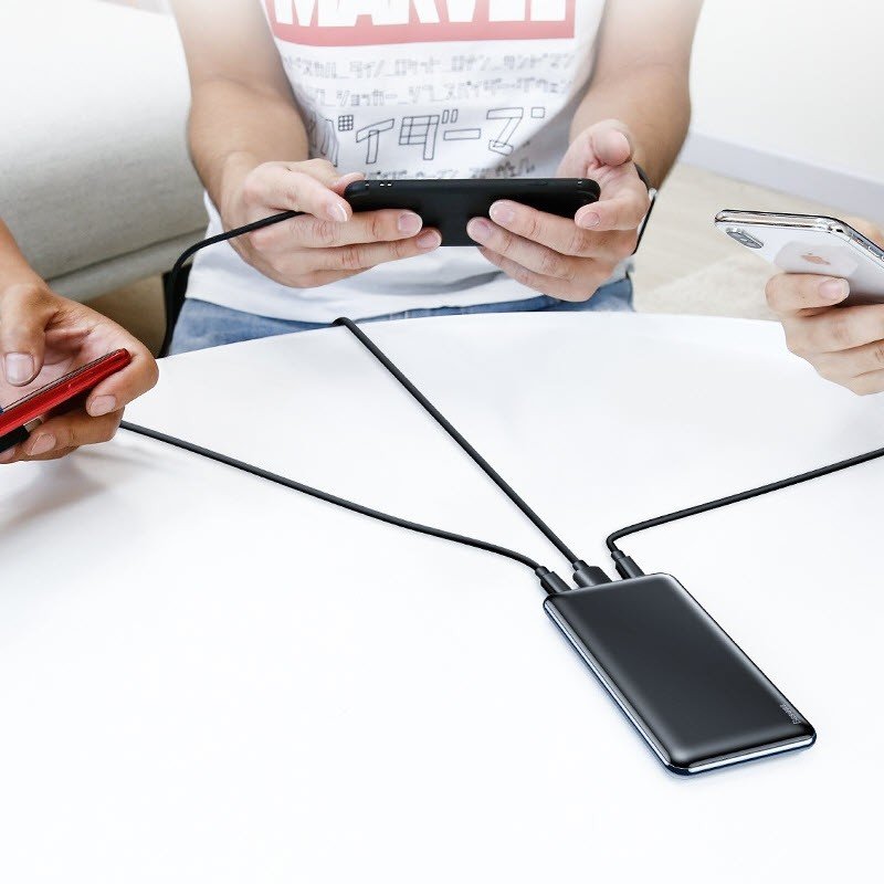 Внешний аккумулятор Baseus M21 Simbo Smart 10000mAh Черный Внешний аккумулятор Baseus M21 Simbo Smart 10000mAh Черный