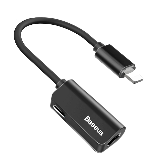 Переходник Baseus L37 Lightning Черный