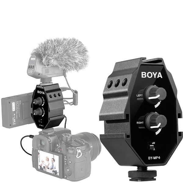 Аудиоадаптер BOYA BY-MP4 Аудиоадаптер BOYA BY-MP4