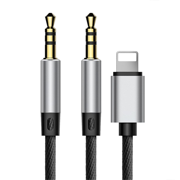 AUX кабель Baseus L33 Lightning - miniJack 3.5mm 120 см Черный AUX кабель Baseus L33 Lightning - miniJack 3.5mm 120 см Черный