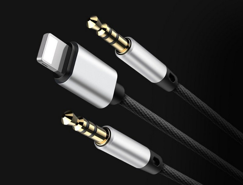 AUX кабель Baseus L33 Lightning - miniJack 3.5mm 120 см Черный AUX кабель Baseus L33 Lightning - miniJack 3.5mm 120 см Черный