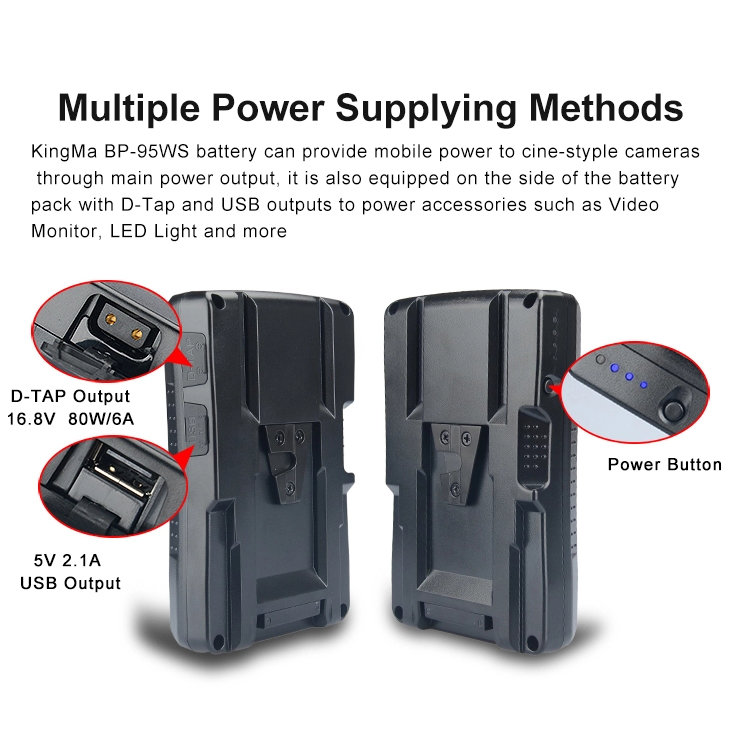 Аккумулятор KingMa BP-95WS V-Mount 95Wh Аккумулятор KingMa BP-95WS V-Mount 95Wh