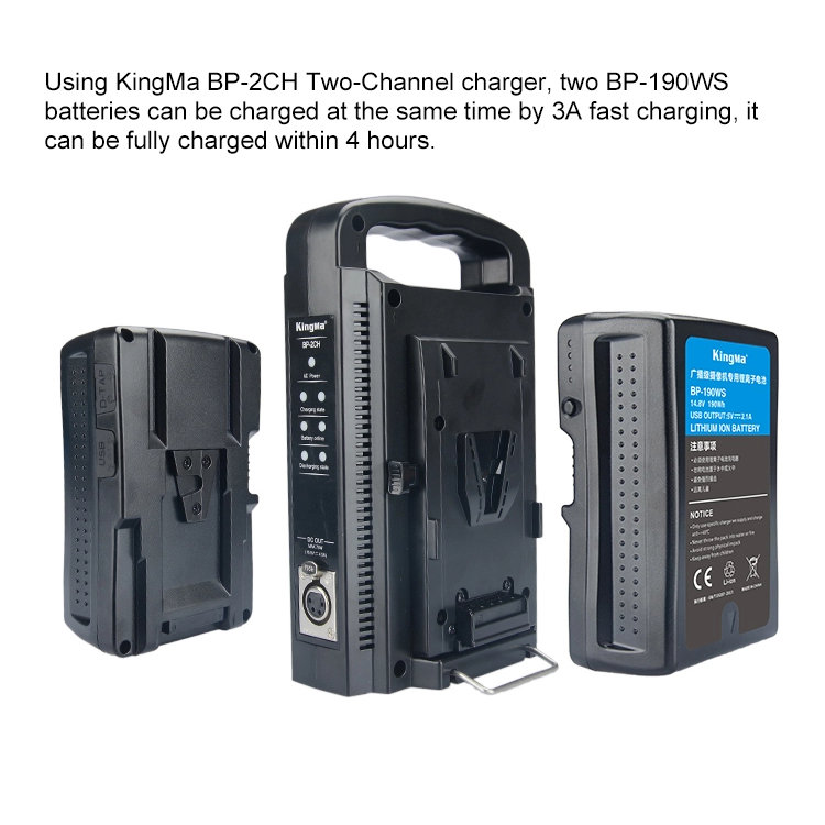 Аккумулятор KingMa BP-190WS V-Mount 190Wh Аккумулятор KingMa BP-190WS V-Mount 190Wh