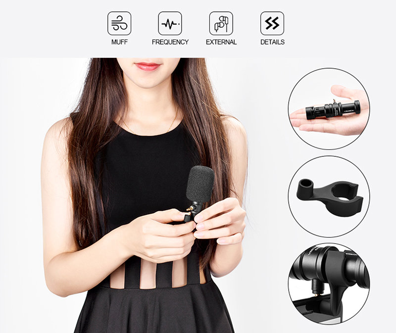 Микрофон CoMica CVM-VS08 miniJack 3.5 мм Микрофон CoMica CVM-VS08 miniJack 3.5 мм