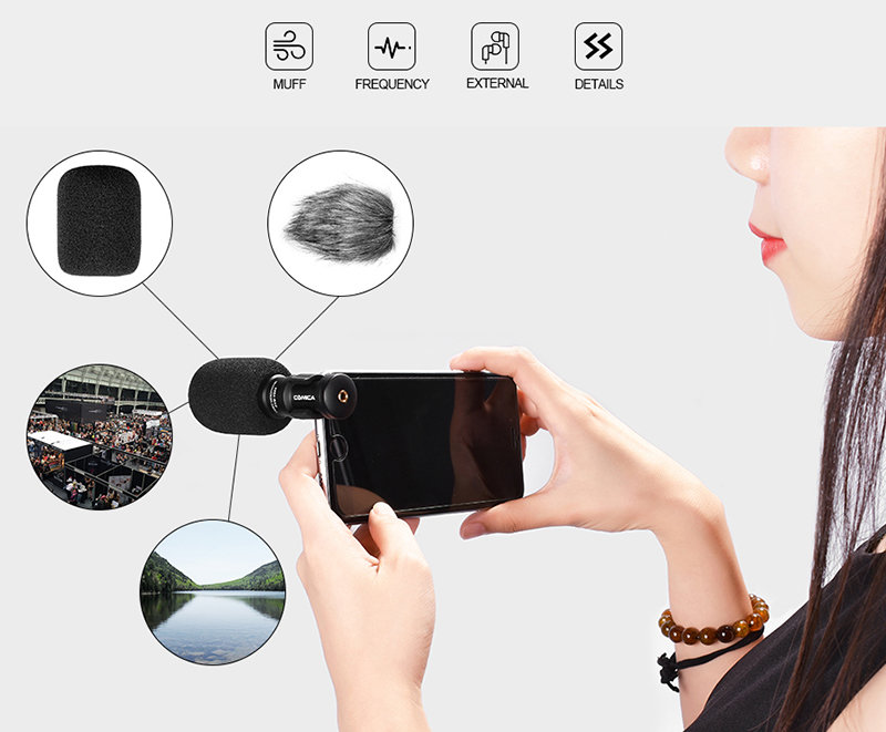 Микрофон CoMica CVM-VS08 miniJack 3.5 мм Микрофон CoMica CVM-VS08 miniJack 3.5 мм