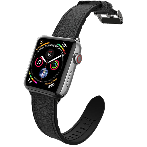 Ремешок X-Doria Hybrid Leather для Apple watch 42/44 мм Чёрный Ремешок X-Doria Hybrid Leather для Apple watch 42/44 мм Чёрный