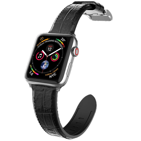 Ремешок X-Doria Hybrid Leather для Apple watch 42/44 мм Чёрный крокодил Ремешок X-Doria Hybrid Leather для Apple watch 42/44 мм Чёрный крокодил