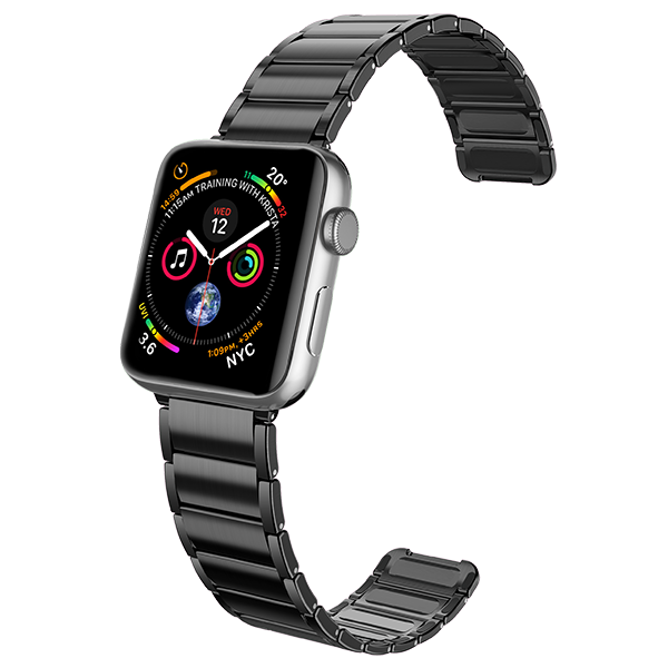Браслет X-Doria Classic для Apple Watch 42/44 мм Чёрный
