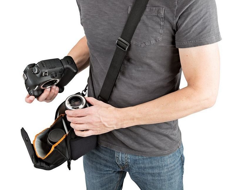 Чехол для объектива Lowepro ProTactic Lens Exchange 100 AW Чёрный Чехол для объектива Lowepro ProTactic Lens Exchange 100 AW Чёрный