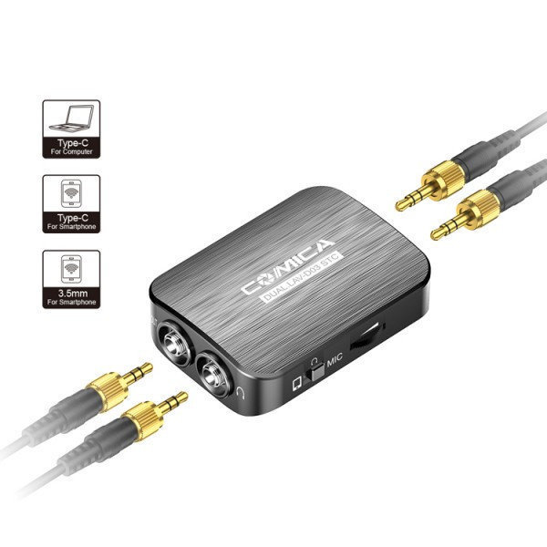 Микрофон петличный двойной CoMica DUAL.LAV CVM-D03 STC Микрофон петличный двойной CoMica DUAL.LAV CVM-D03 STC