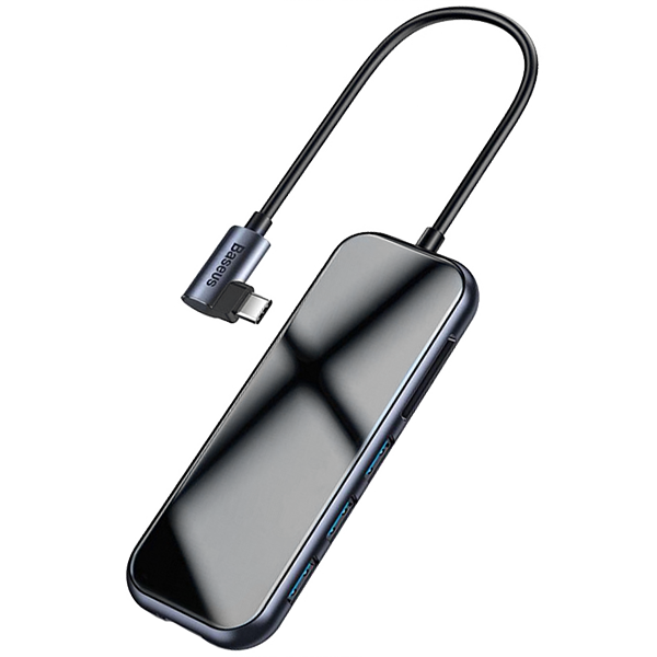 Хаб Baseus Mirror CZ0G (3xUSB3.0+HD4K+SD/TF+PD)