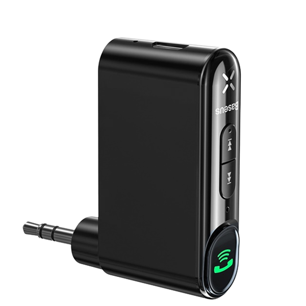 Bluetooth приёмник Baseus Qiyin AUX Чёрный Bluetooth приёмник Baseus Qiyin AUX Чёрный
