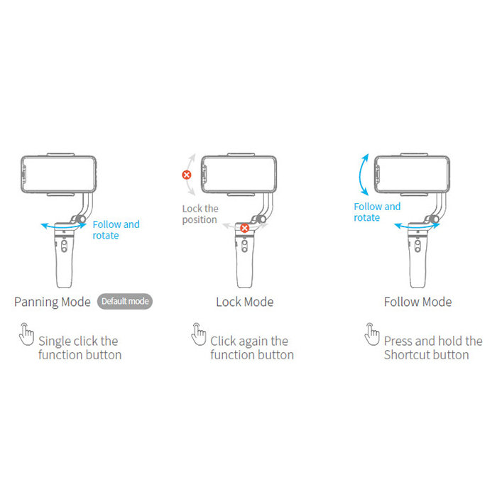 Стабилизатор Feiyu VLOG Pocket Чёрный Стабилизатор Feiyu VLOG Pocket Чёрный