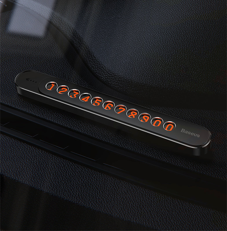 Автовизитка Baseus Sliding cover Серая Автовизитка Baseus Sliding cover Серая