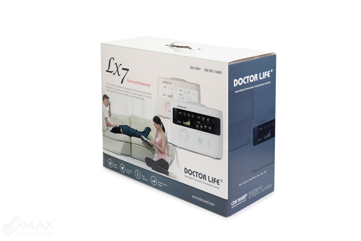 Doctor Life LX7 Лимфодренажный массажёр + манжета для руки Doctor Life LX7 Лимфодренажный массажёр + манжета для руки