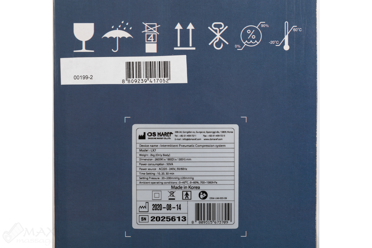 Doctor Life LX7 Лимфодренажный массажёр + манжета для руки Doctor Life LX7 Лимфодренажный массажёр + манжета для руки