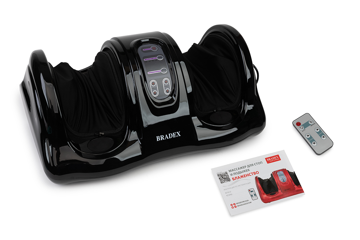 Массажёр BRADEX для стоп и лодыжек «БЛАЖЕНСТВО», KZ 0125, чёрный Массажёр BRADEX для стоп и лодыжек «БЛАЖЕНСТВО», KZ 0125, чёрный