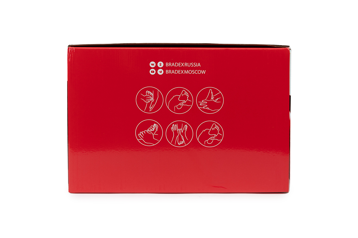 Массажёр BRADEX для стоп и лодыжек «БЛАЖЕНСТВО КОМФОРТ», KZ 0563, красный Массажёр BRADEX для стоп и лодыжек «БЛАЖЕНСТВО КОМФОРТ», KZ 0563, красный