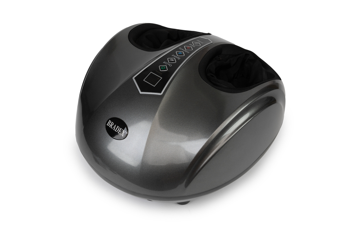 Массажёр BRADEX для стоп и лодыжек «ФУДЖИ», KZ 1173, серый Массажёр BRADEX для стоп и лодыжек «ФУДЖИ», KZ 1173, серый