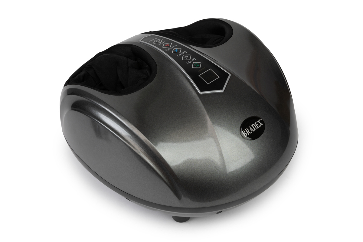 Массажёр BRADEX для стоп и лодыжек «ФУДЖИ», KZ 1173, серый Массажёр BRADEX для стоп и лодыжек «ФУДЖИ», KZ 1173, серый
