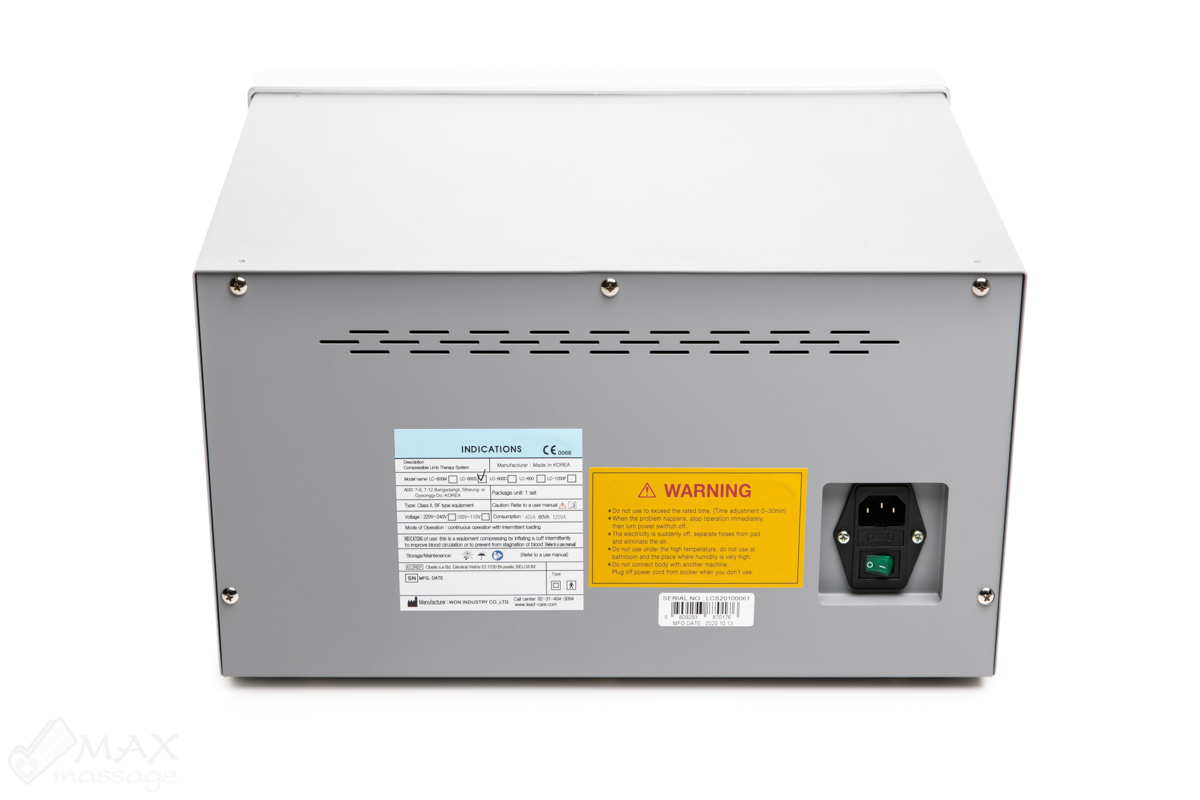Lead Care LC 600S Аппарат для лимфодренажа / прессотерапии, профессиональный Lead Care LC 600S Аппарат для лимфодренажа / прессотерапии, профессиональный