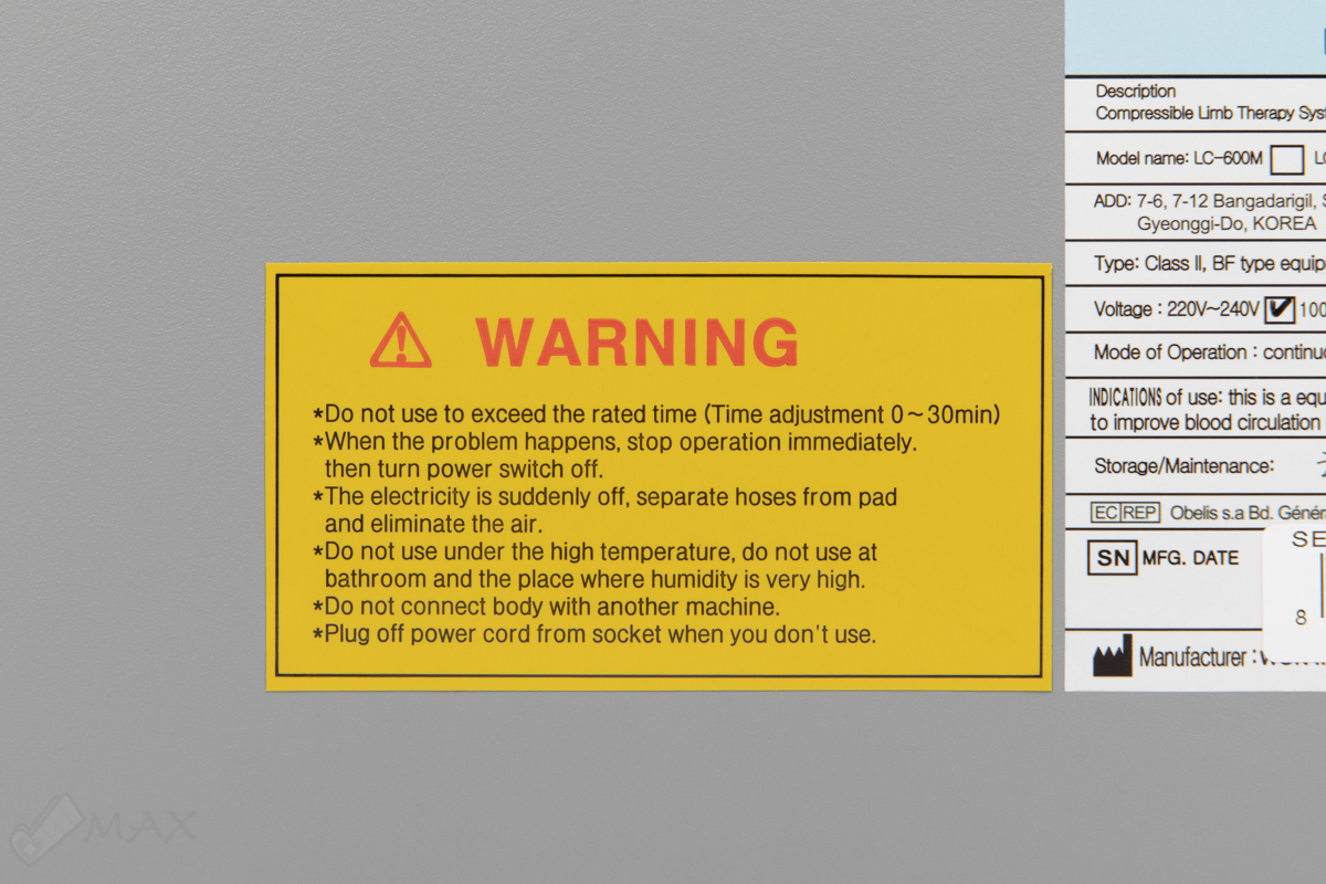 Lead Care LC-600D Аппарат для прессотерапии и лимфодренажа, профессиональный (для одновременного обслуживания 2-х пациентов) Lead Care LC-600D Аппарат для прессотерапии и лимфодренажа, профессиональный (для одновременного обслуживания 2-х пациентов)