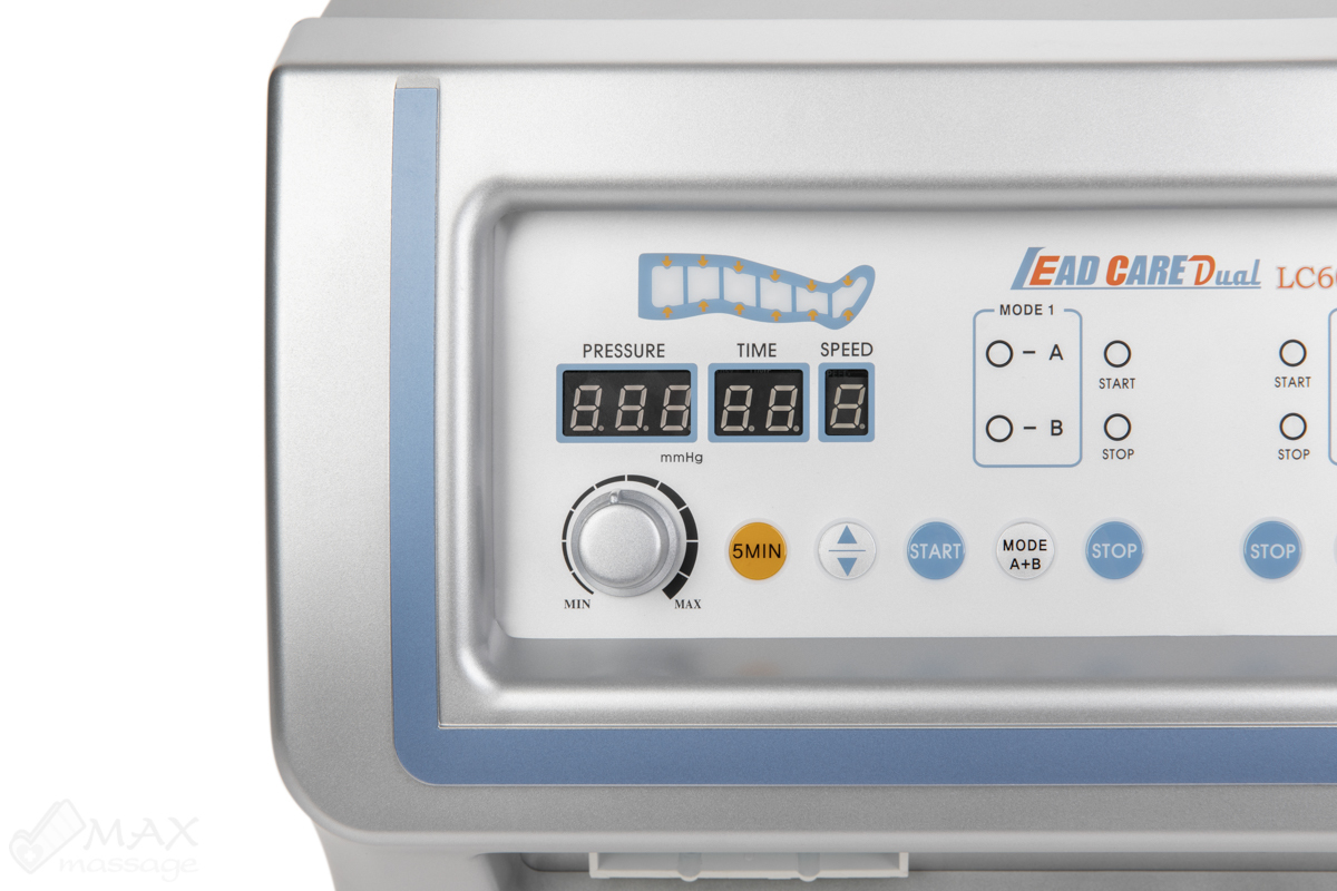 Lead Care LC-600D Аппарат для прессотерапии и лимфодренажа, профессиональный (для одновременного обслуживания 2-х пациентов) Lead Care LC-600D Аппарат для прессотерапии и лимфодренажа, профессиональный (для одновременного обслуживания 2-х пациентов)