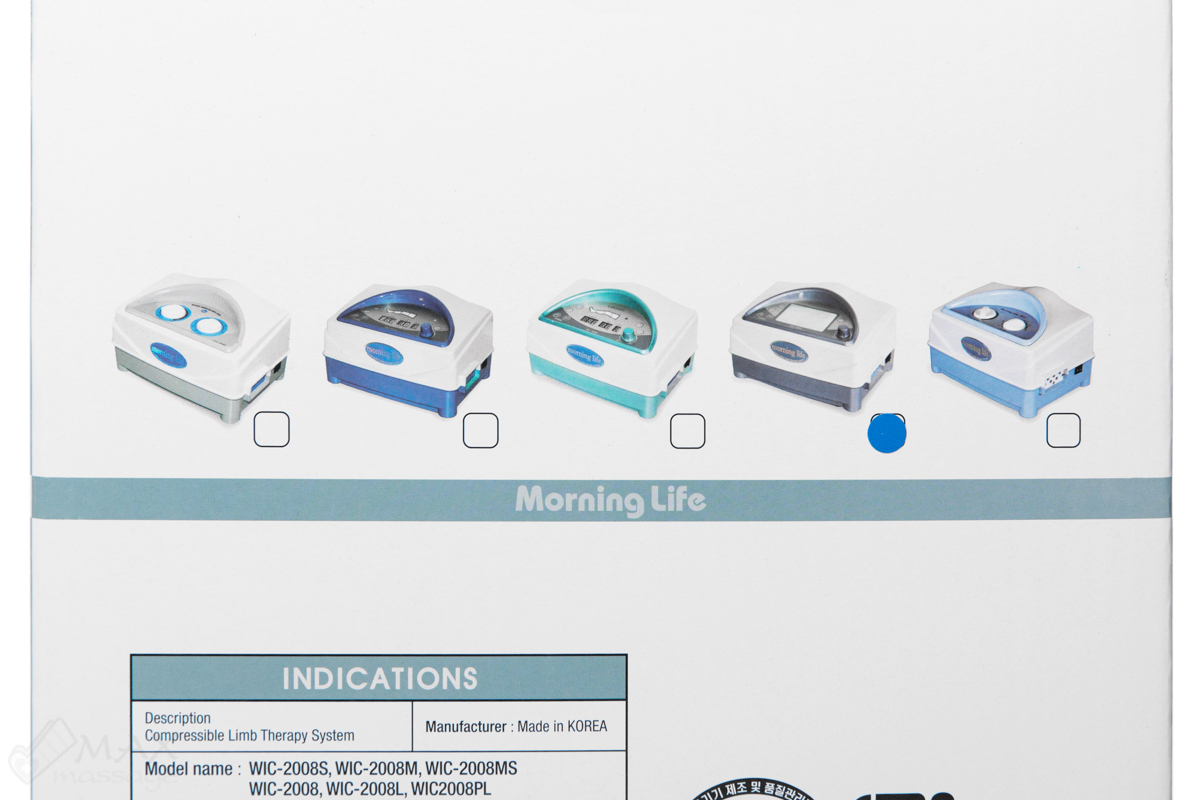 Morning Life WIC-2008 Аппарат для лимфодренажа / прессотерапии, профессиональный (размер пояса L) Morning Life WIC-2008 Аппарат для лимфодренажа / прессотерапии, профессиональный (размер пояса L)