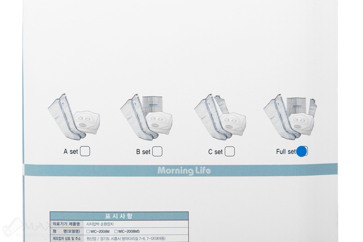Morning Life WIC-2008 Аппарат для лимфодренажа / прессотерапии, профессиональный (размер пояса L) Morning Life WIC-2008 Аппарат для лимфодренажа / прессотерапии, профессиональный (размер пояса L)