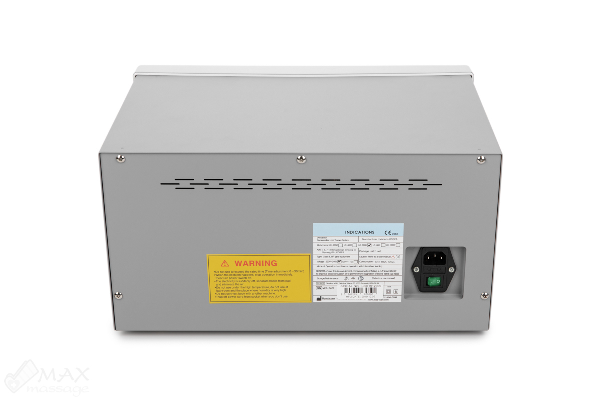 Lead Care LC-600D Аппарат для прессотерапии и лимфодренажа, профессиональный (для одновременного обслуживания 2-х пациентов) Lead Care LC-600D Аппарат для прессотерапии и лимфодренажа, профессиональный (для одновременного обслуживания 2-х пациентов)