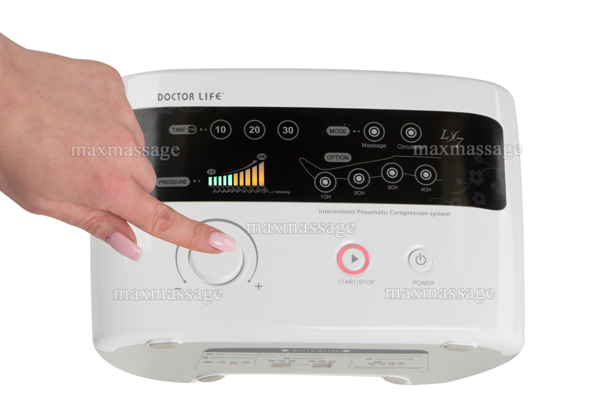 Doctor Life LX7 Лимфодренажный массажёр + манжеты для ног + манжета для руки + шорты для похудения, XXL Doctor Life LX7 Лимфодренажный массажёр + манжеты для ног + манжета для руки + шорты для похудения, XXL