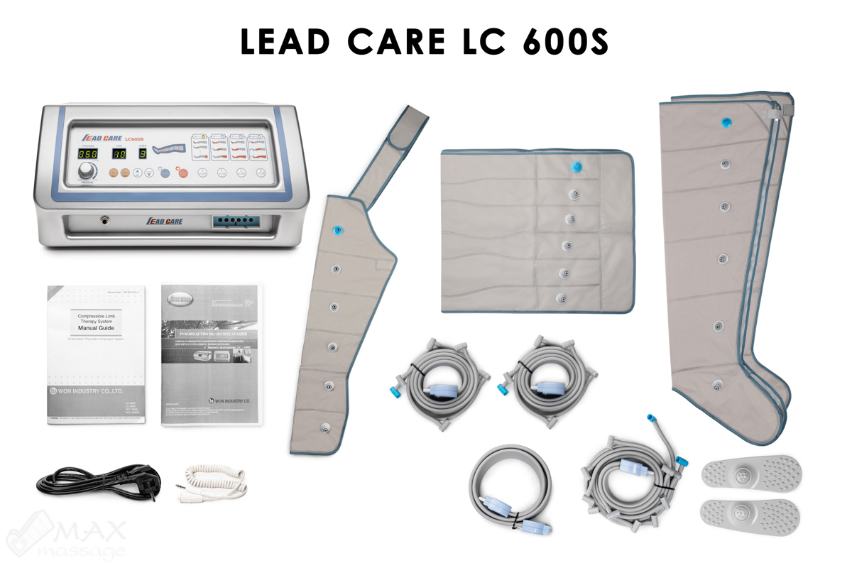 Lead Care LC 600S Аппарат для лимфодренажа / прессотерапии, профессиональный Lead Care LC 600S Аппарат для лимфодренажа / прессотерапии, профессиональный