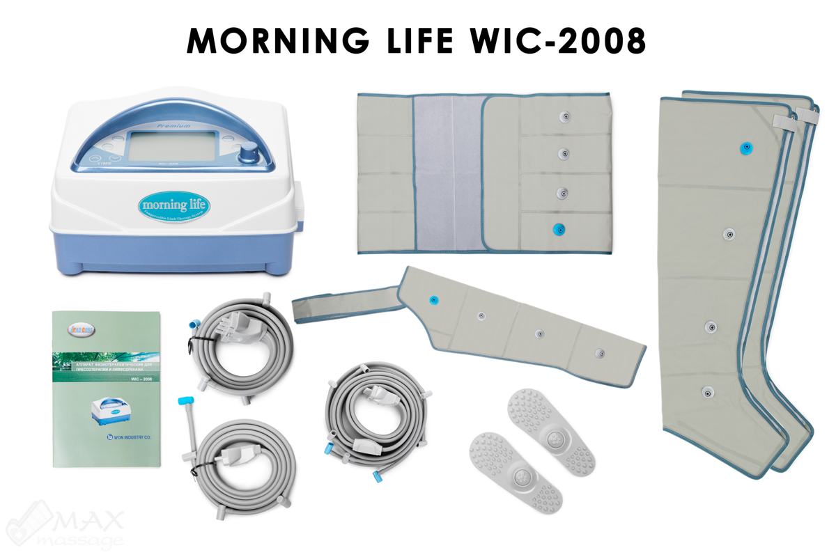 Morning Life WIC-2008 Аппарат для лимфодренажа / прессотерапии, профессиональный (размер пояса L) Morning Life WIC-2008 Аппарат для лимфодренажа / прессотерапии, профессиональный (размер пояса L)