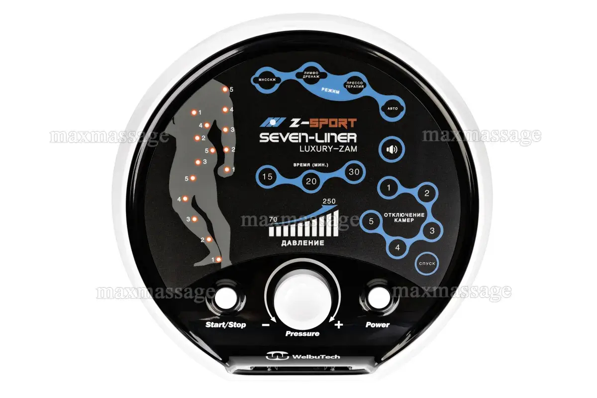 WelbuTech Seven Liner Zam Luxury Z-Sport Аппарат для лимфодренажа, прессотерапии, массажа (максимальный комплект), размер XL, (РУ) WelbuTech Seven Liner Zam Luxury Z-Sport Аппарат для лимфодренажа, прессотерапии, массажа (максимальный комплект), размер XL, (РУ)