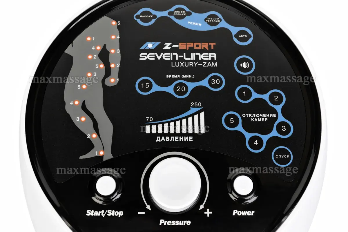 WelbuTech Seven Liner Zam Luxury Z-Sport Аппарат для лимфодренажа, прессотерапии, массажа (манжеты для ног + шорты), размер L, (РУ) WelbuTech Seven Liner Zam Luxury Z-Sport Аппарат для лимфодренажа, прессотерапии, массажа (манжеты для ног + шорты), размер L, (РУ)