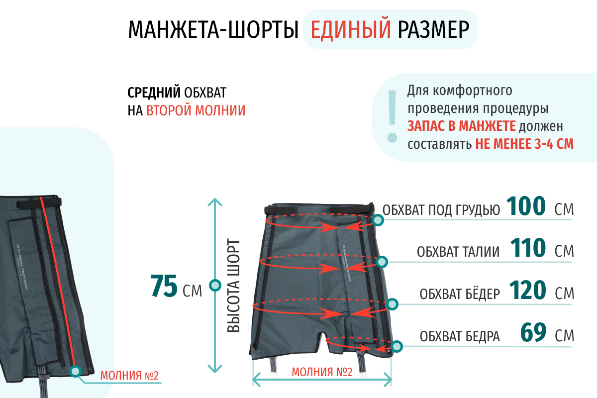 Doctor Life LX7 Лимфодренажный массажёр + манжеты для ног + манжета для руки + шорты для похудения, XL Doctor Life LX7 Лимфодренажный массажёр + манжеты для ног + манжета для руки + шорты для похудения, XL