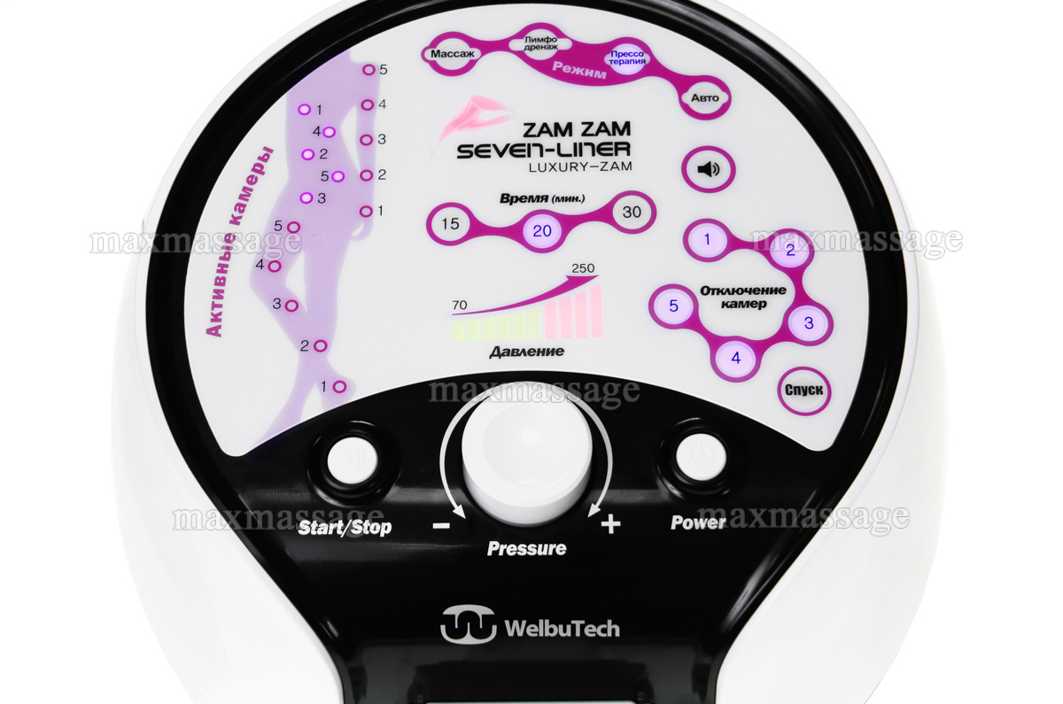WelbuTech Seven Liner Zam Luxury Аппарат для лимфодренажа, прессотерапии, массажа (полный комплект), размер XXL (новый тип стопы), (РУ) WelbuTech Seven Liner Zam Luxury Аппарат для лимфодренажа, прессотерапии, массажа (полный комплект), размер XXL (новый тип стопы), (РУ)