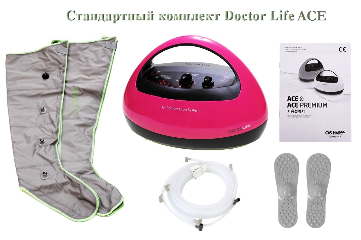 Doctor Life ACE AnyCare массажный аппарат (стандартный комплект), размер M Doctor Life ACE AnyCare массажный аппарат (стандартный комплект), размер M